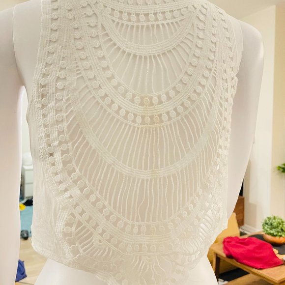 h&M white crop top - Picture 2 of 6